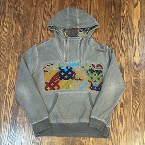 Desigual Chenille Patch Hoodie